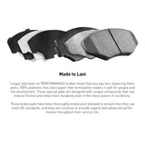 R1 Concepts Rear Performance Sport Brake Pads - 2000-2009 Subaru Legacy