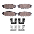 R1 Concepts Rear R1 Performance Sport Pads & Hardware Kit - 2005-2023 Subaru Impreza