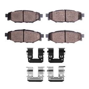 R1 Concepts Rear R1 Performance Sport Pads & Hardware Kit - 2005-2023 Subaru Impreza