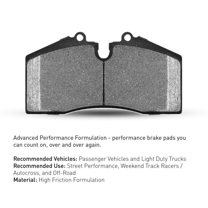 R1 Concepts Front Performance Sport Pads & Hardware Kit - 2006-2007 Subaru Impreza