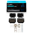 R1 Concepts Rear Ceramic Pads & Hardware Kit - 2006-2007 Subaru Impreza