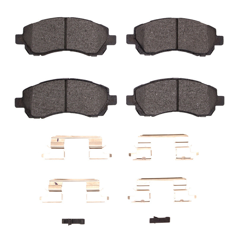 R1 Concepts Front Ceramic Pads & Hardware Kit - 1997-2001 Subaru Impreza