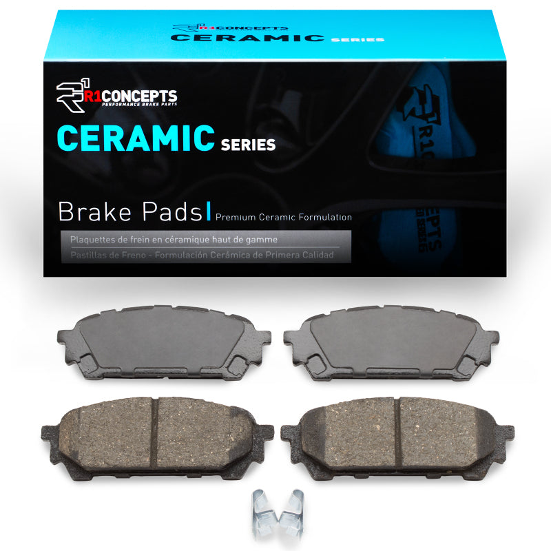 R1 Concepts Rear Ceramic Brake Pads - 2003-2008 Subaru Impreza