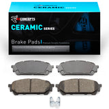 R1 Concepts Rear Ceramic Brake Pads - 2003-2008 Subaru Impreza