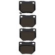 R1 Concepts Rear Semi Met Brake Pads - 2006-2007 Subaru Impreza