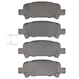 R1 Concepts Rear Semi Met Pads & Hardware Kit - 2005-2009 Subaru Legacy