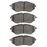 R1 Concepts Front Euro Ceramic Brake Pads - 2005-2021 Subaru Legacy
