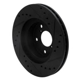 R1 Concepts Front Left Drilled & Slotted Brake Rotor - 1993-2001 Subaru Impreza
