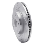 R1 Concepts Front Left Drilled & Slotted Brake Rotor - 2015-2019 Subaru Legacy