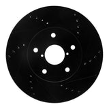 R1 Concepts Front Right Drilled & Slotted Brake Rotor - 2015-2019 Subaru Legacy