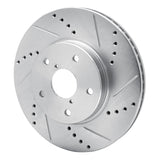 R1 Concepts Front Right Drilled & Slotted Brake Rotor - 2015-2019 Subaru Legacy