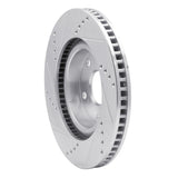 R1 Concepts Front Right Drilled & Slotted Brake Rotor - 1993-1996 Subaru Impreza