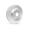 R1 Concepts Front Left Drilled & Slotted Geo-Carbon Rotor - 2024-2025 Subaru Ascent
