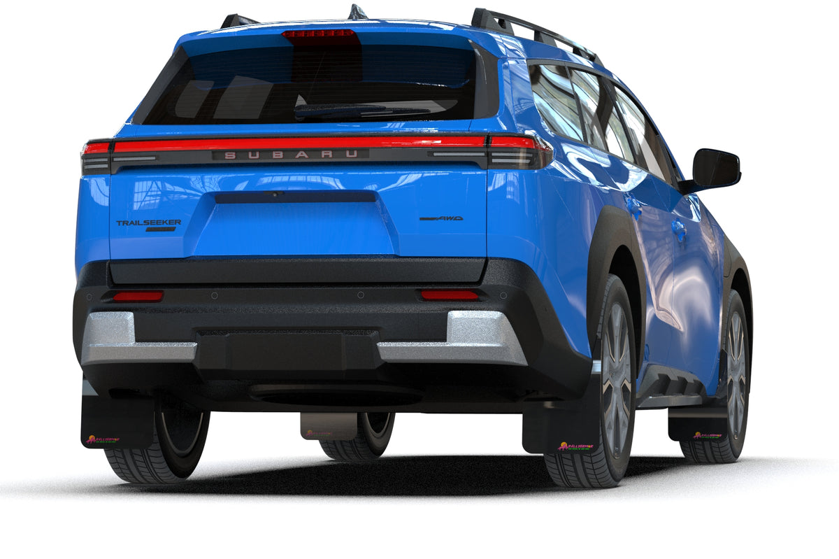 Rally Armor Rally Armor Black UR Mud Flap with BCE Logo - 2011-2014 Subaru WRX Sedan / 2011-2014 STI Sedan
