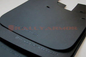 Rally Armor RS Basic Black Mud Flap w/ Black Logo - 1993-2001 Subaru Impreza