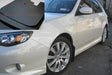 Rally Armor Basic Black Mud Flaps with Black Logo - 2008-2010 Subaru WRX