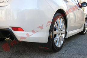 Rally Armor Black UR Mud Flaps - 2008-2010 Subaru WRX