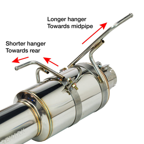 Remark R1-Spec Full Titanium Catback Exhaust (No Resonator) - 2022-2026 Subaru WRX