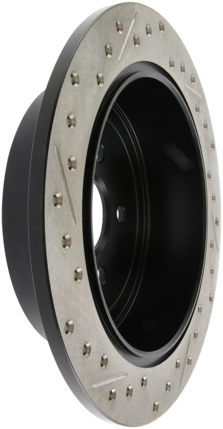 StopTech Coupe Sedan Slotted & Drilled Left Rear Rotor - 2008-2010 Subaru Impreza