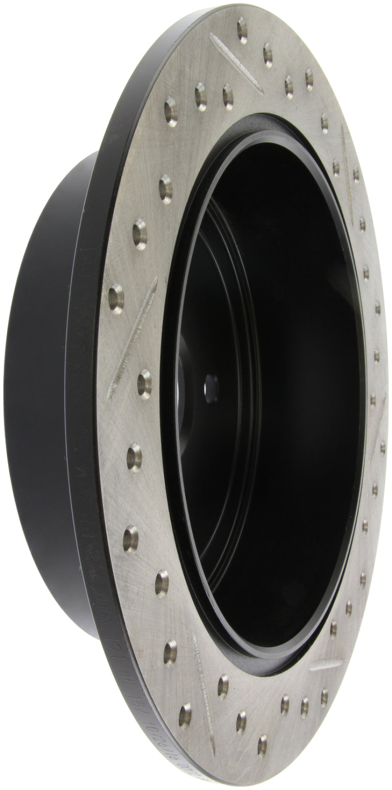 StopTech Coupe Sedan Slotted & Drilled Right Rear Rotor - 2008-2010 Subaru Impreza