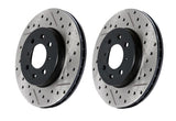 StopTech Coupe Sedan Slotted & Drilled Right Rear Rotor - 2008-2010 Subaru Impreza