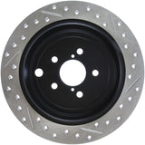 StopTech Coupe Sedan Slotted & Drilled Right Rear Rotor - 2008-2010 Subaru Impreza