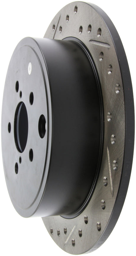 StopTech Coupe Sedan Slotted & Drilled Right Rear Rotor - 2008-2010 Subaru Impreza