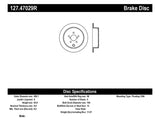 StopTech Coupe Sedan Slotted & Drilled Right Rear Rotor - 2008-2010 Subaru Impreza