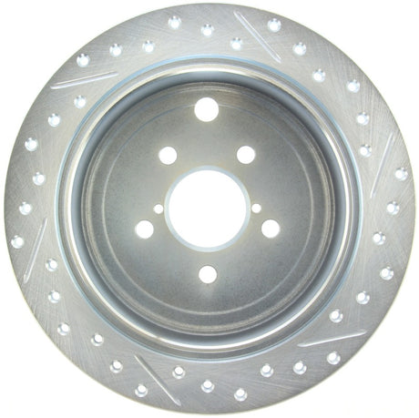 StopTech Select Sport Slotted and Drilled Right Rear Rotor - 2009-2013 Subaru Forester