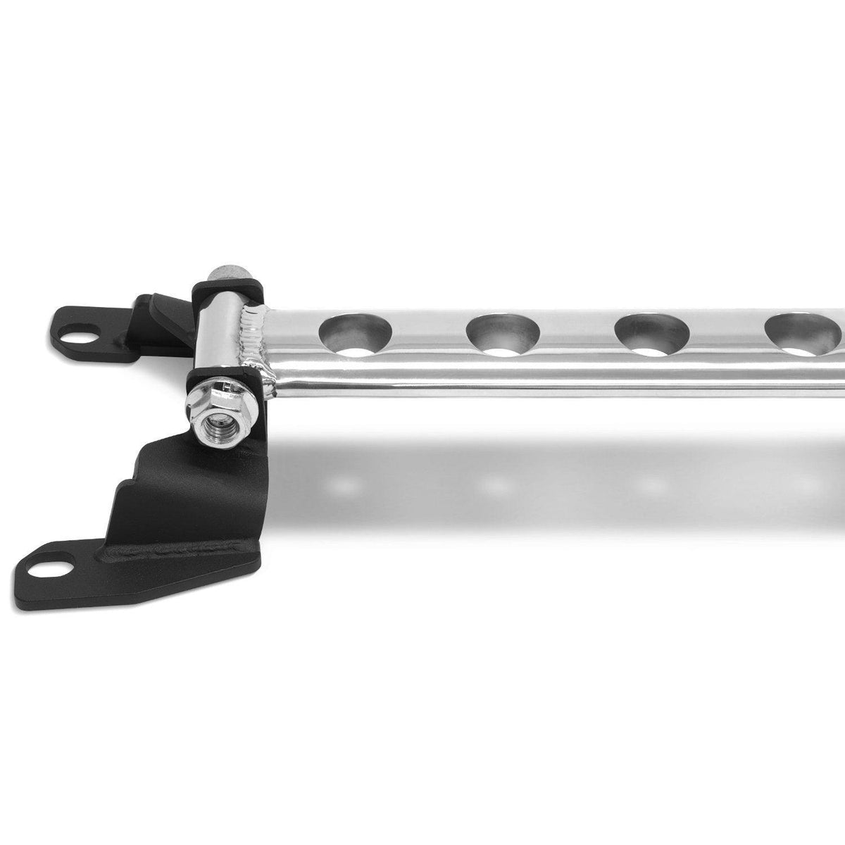 BLOX Racing Rear Strut Tower Bar with Holes - 2015-2021 Subaru WRX
