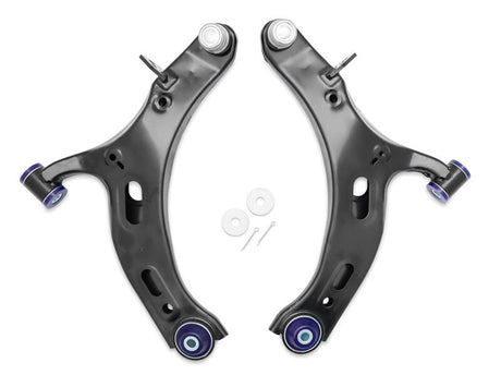 SuperPro Front Lower Control Arm Set w/ Bushings - 2010-2014 Subaru Legacy