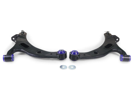 SuperPro Front Lower Control Arm Set w/ Bushings - 2010-2014 Subaru Legacy