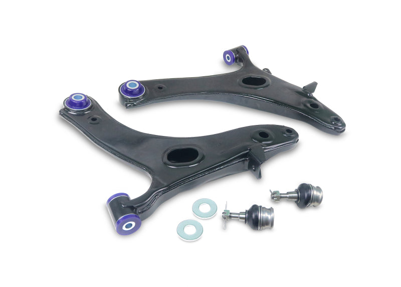 SuperPro Front Lower Control Arm Set w/ Bushings - 2013-2015 Subaru XV Crosstrek