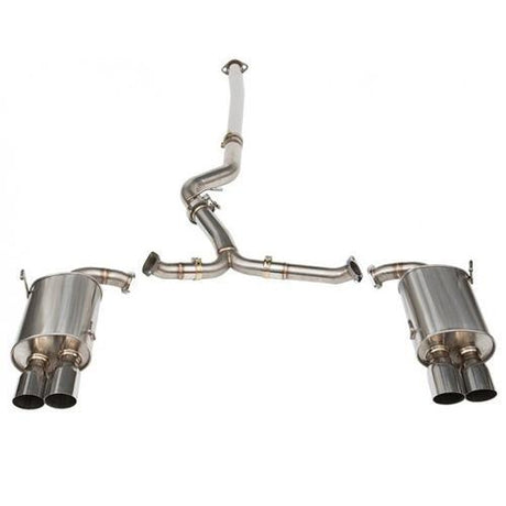 BLOX Racing T304 Stainless Cat-Back Exhaust System - 2015-2018 Subaru WRX / 2015-2018 STI