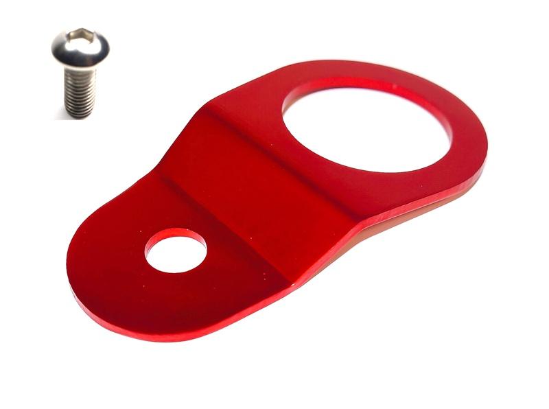 Torque Solution Radiator Stay Bracket (Black): - 2008-2011 Subaru Impreza