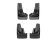WeatherTech Front & Rear No Drill Mudflaps - Black - 2022-2024 Subaru Outback Wilderness