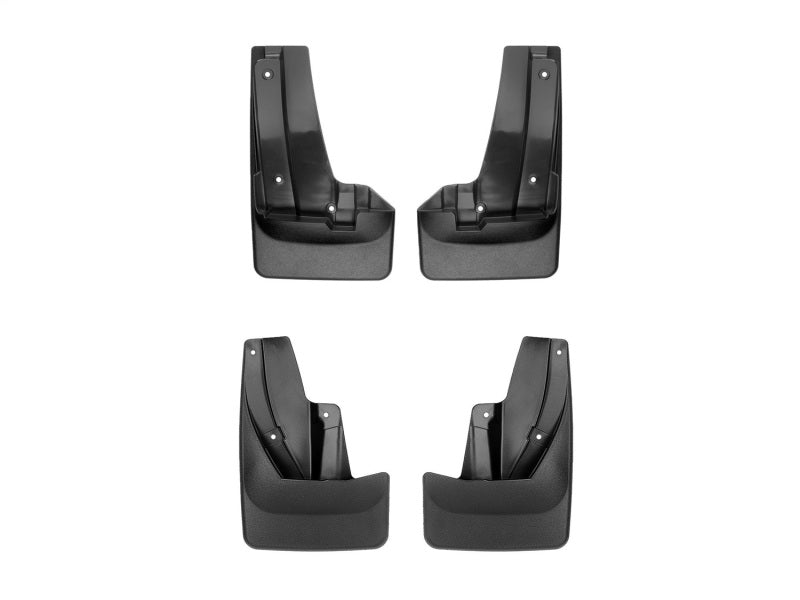 WeatherTech Front & Rear No Drill Mudflaps - Black - 2022-2024 Subaru Outback Wilderness