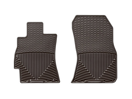 WeatherTech Front Rubber Mats - Black - 2014-2024 Subaru Forester