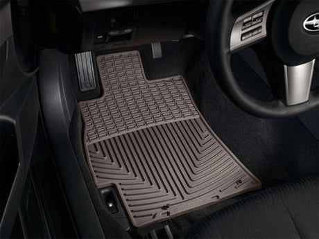 WeatherTech Front Rubber Mats - Black - 2014-2024 Subaru Forester
