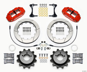 Wilwood Narrow Superlite 4R Rear Kit 12.88in Red - 1999-2007 Subaru Impreza