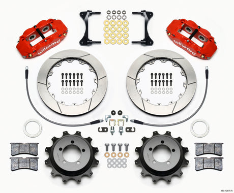 Wilwood Narrow Superlite 4R Rear Kit 12.88in Red - 1999-2007 Subaru Impreza