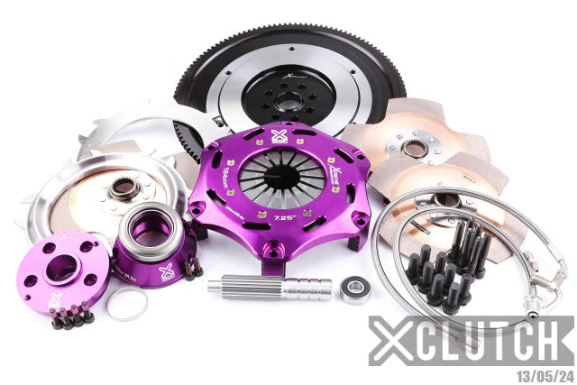 XClutch Stage 5 - 7.25 in Triple Disc Ceramic Clutch Kit w/ Hydraulic Release Bearing - 2015-2021 Subaru STI
